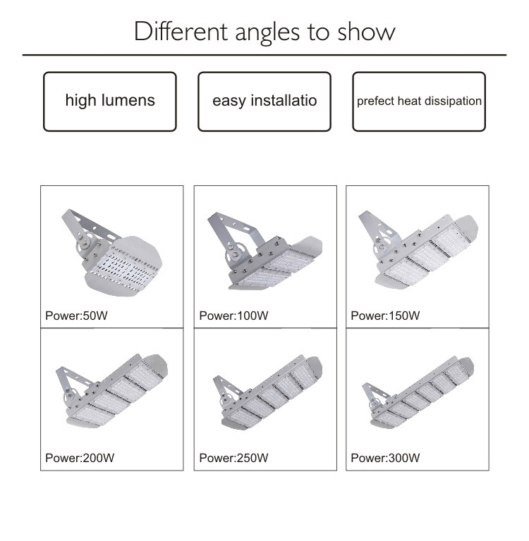 Modern Design 5 Years Warranty Outdoor Ip67 Waterproof Tunnel Lamp 50w 100w 150w 200w 250w 300w Led Tunnel Light