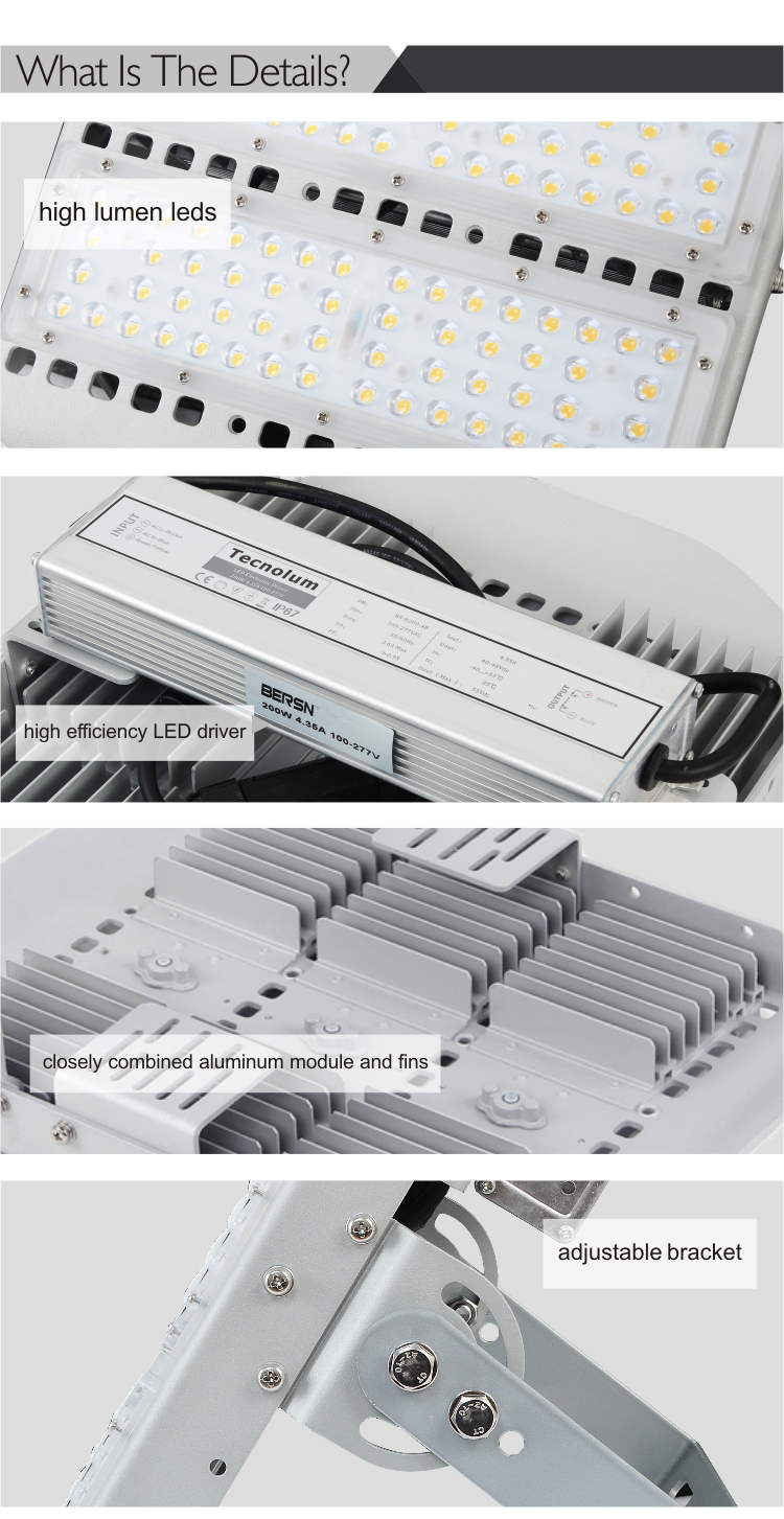 Modern Design 5 Years Warranty Outdoor Ip67 Waterproof Tunnel Lamp 50w 100w 150w 200w 250w 300w Led Tunnel Light