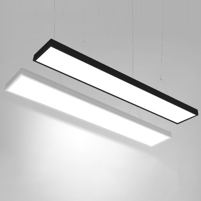 Modern Simple LED Office Chandelier 108W Rectangular Linear Lamp LNL510picture6