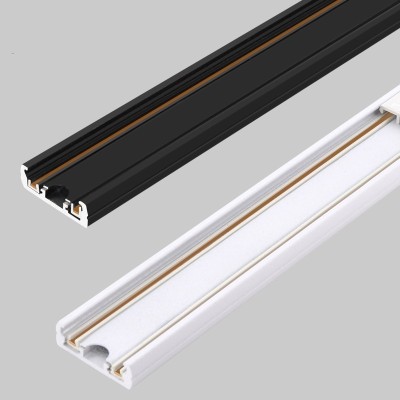 Ultra-Thin Black & White Aluminum Surface Embedded Track Light Rail TBS700picture7