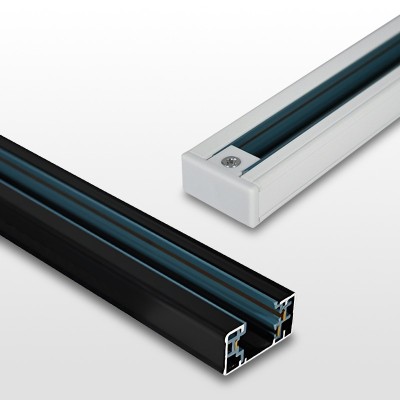 Modern Aluminum 2/3/4 Line Length 1.5m/1m/2m White & Black track rail bar TBS800picture7