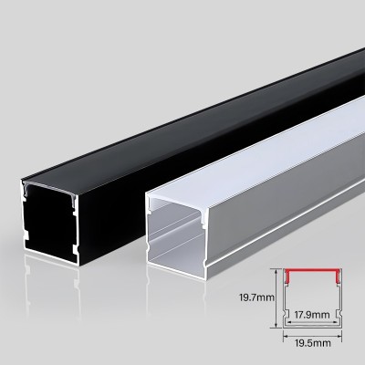 V and U-Shape Aluminum Profiles Customizable Colors with Creative Track Bar Rail TBS1000picture7