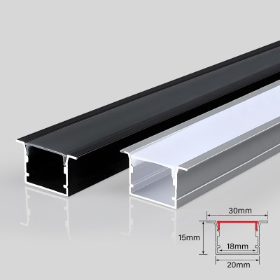 Stylish Modern Architectural T-Profile Aluminum LED Linear Track Rail TBS1400picture7