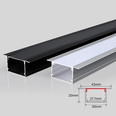 5*5 Aluminum Frame Profile LED Aluminum Track Rail Profile TBS1600picture7