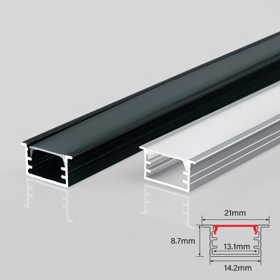 Aluminum Extrusion Profile with Frosted Lens Versatile LED Light Track System TBS2300picture7