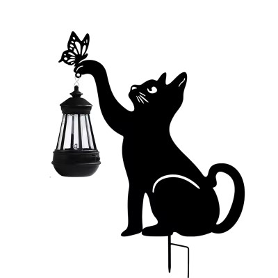 Solar LED Light Lantern Lamp with Cat and Dog Design for Garden Decoration SPS200picture1