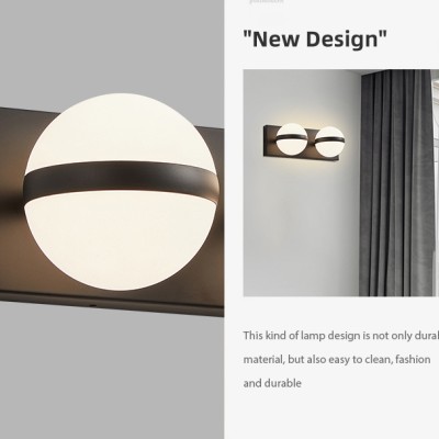 Modern 8W 14W 18W E26 Bulb Creative Round Ball Wall Light WL5660picture5