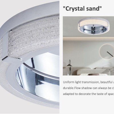 Indoor Ceiling Mounted Modern 3CCT Dimming Round Ceiling Lamps CL1180picture5