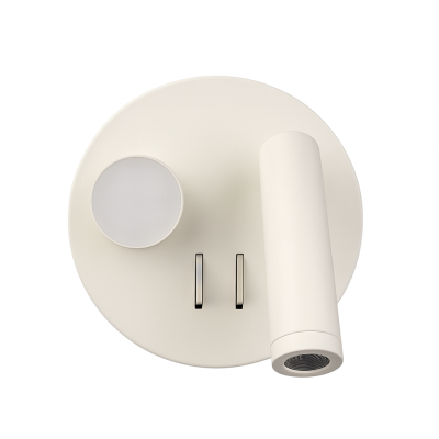 85-265V LED Hotel Bedside Dual-Switch Round Reading Wall Light WL5700picture3