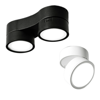 Nordic Adjustable Black White Single Double Head Ceiling Downlight DL2360picture1