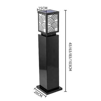 Chinese Style Outdoor Waterproof Solar LED Bollard Light CNS330picture2