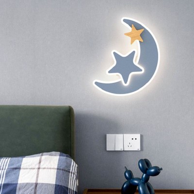 Modern Wall Lamp Light with LED and Moon Deco Creative Cartoon WL6190picture4